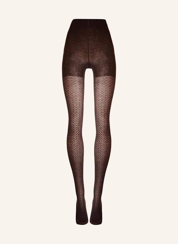 Wolford Wolford Tights Merino Pattern Tights SCHWARZ