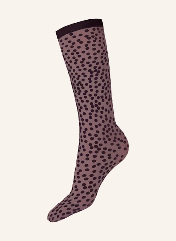 Wolford Feinstrumpf-Söckchen SWEET DOTS SOCKS LILA