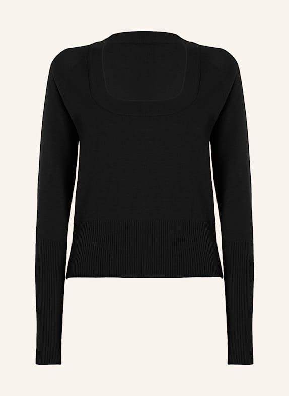 Wolford Wolford Top Long Sleeves Luxe Merino Top Long Sleeves SCHWARZ