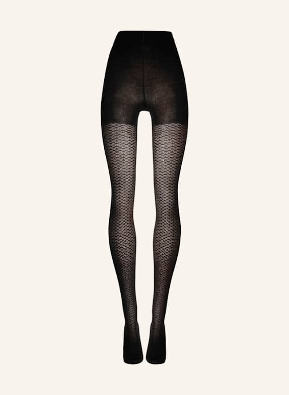Wolford Wolford Tights Merino Pattern Tights SCHWARZ