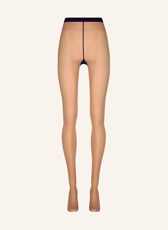 Wolford Strumpfhose MINI DOT TIGHTS BRAUN