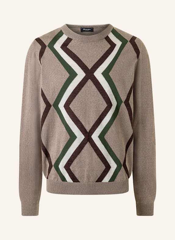 MAERZ MUENCHEN Strickpullover 496601 BEIGE