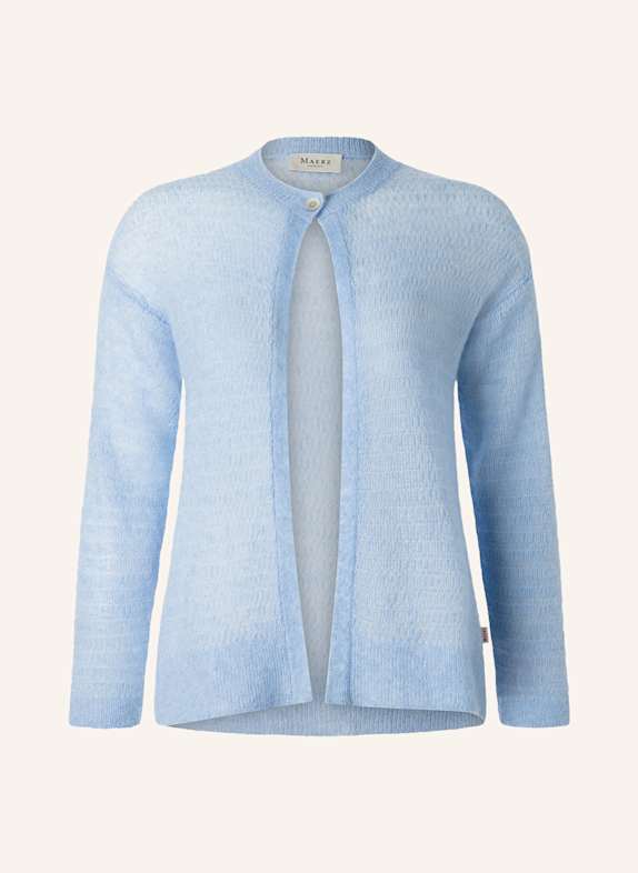 MAERZ MUENCHEN Strickjacke mit Alpaka BLAU