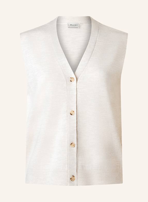 MAERZ MUENCHEN Strickweste 230400 WEISS