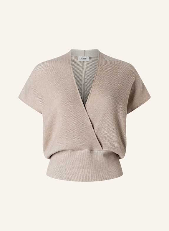 MAERZ MUENCHEN Strickpullunder 320701 BRAUN