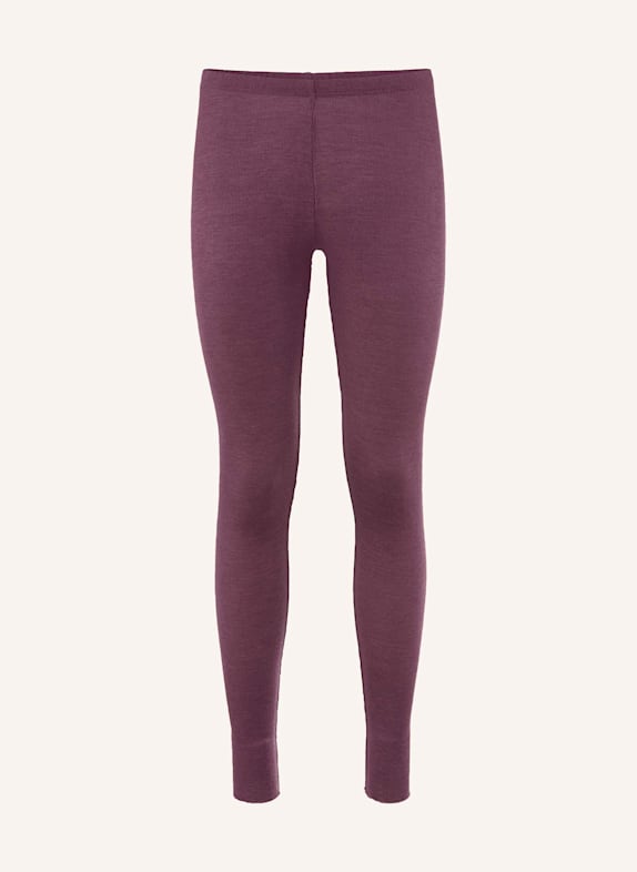 hessnatur Leggings Fitted WARM TOUCH ROT