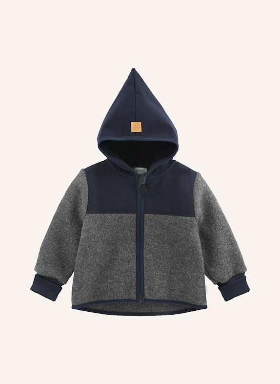 hessnatur Wollwalk Jacke GRAU
