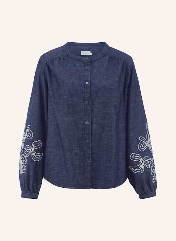 hessnatur Jeans Bluse BLAU