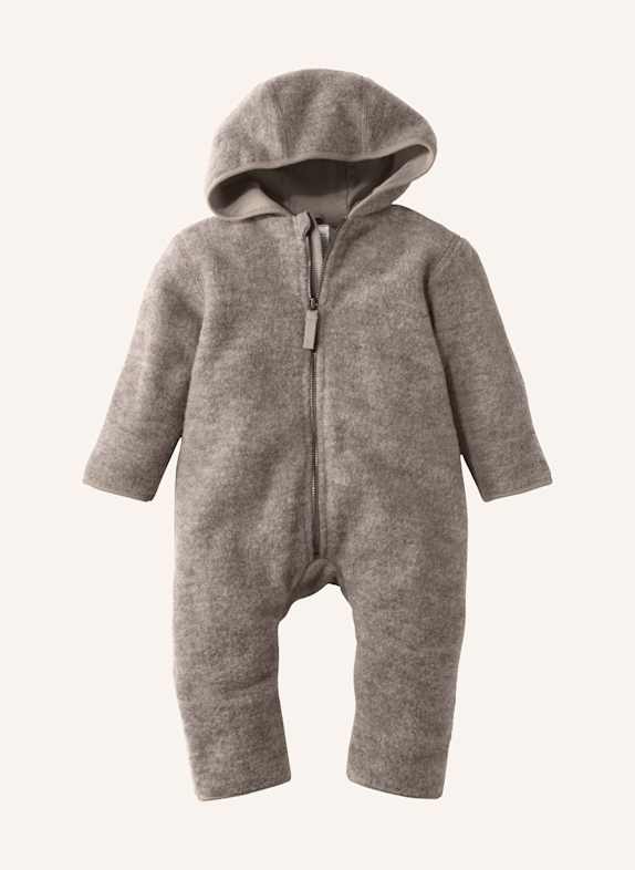 hessnatur Wollfleece Overall GRAU