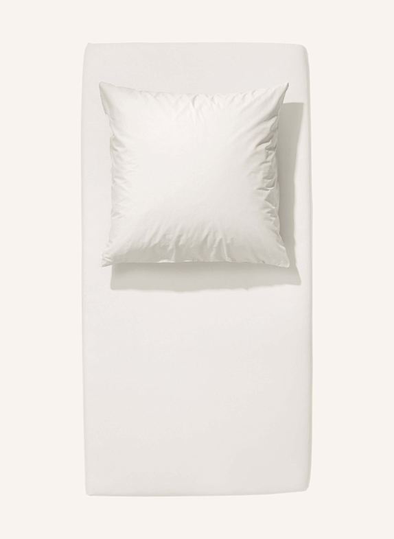 hessnatur Satin Spannbettlaken WEISS