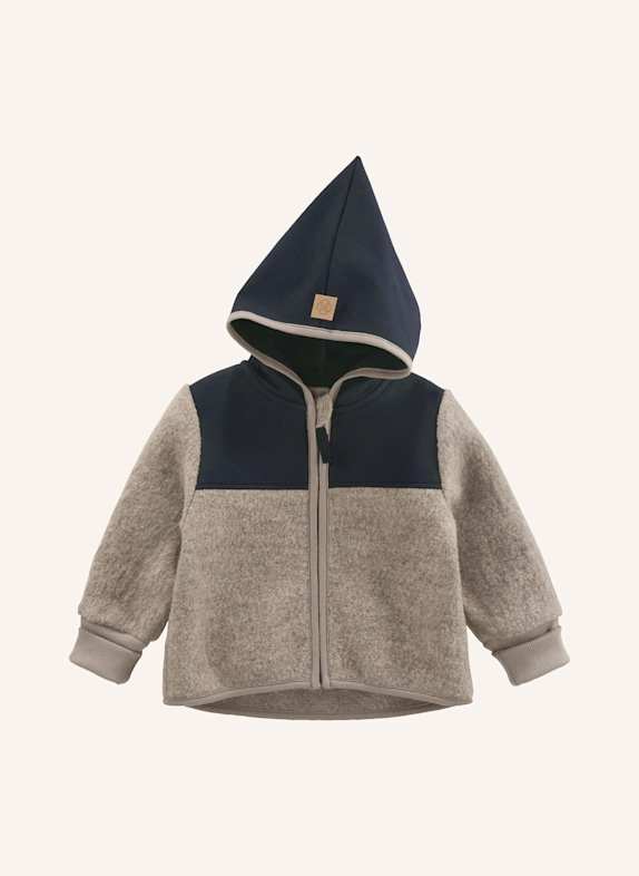 hessnatur Wollwalk Jacke GRAU
