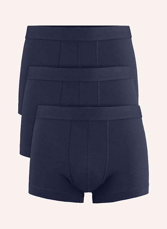 hessnatur Pants Regular Cut 3er-Pack BLAU