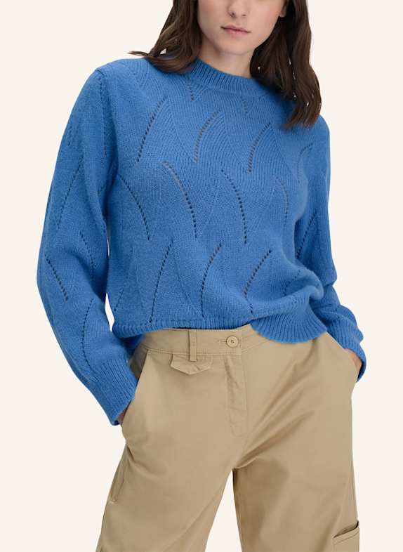hessnatur Strickpullover BLAU