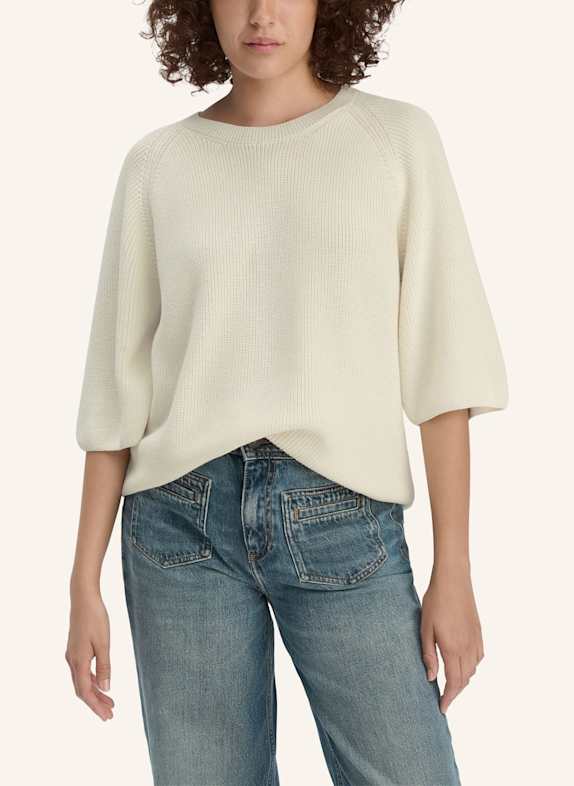 hessnatur Strickpullover WEISS