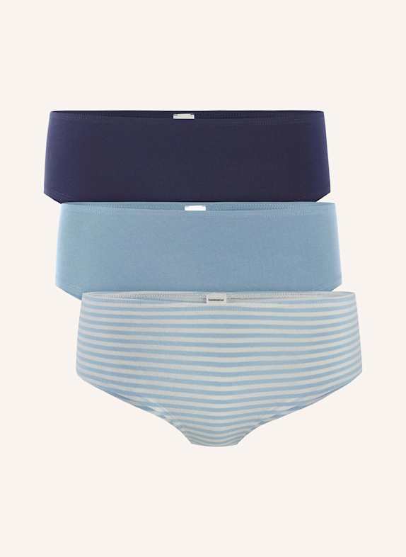 hessnatur Panty Regular Cut im 3er Pack BLAU