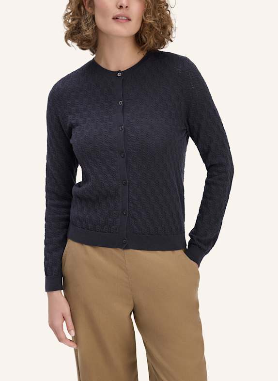 hessnatur Strickjacke BLAU