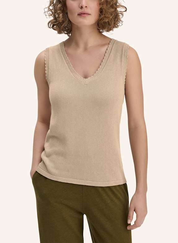 hessnatur Strick Top BEIGE
