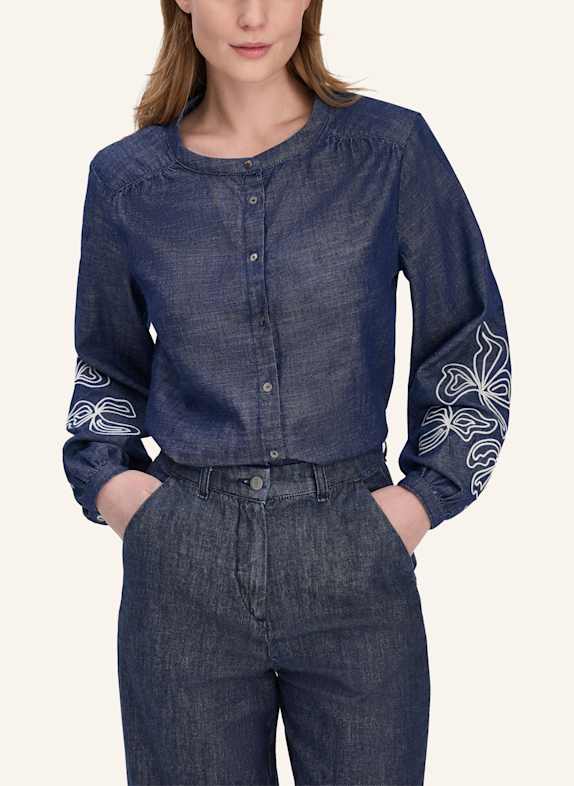 hessnatur Jeans Bluse BLAU