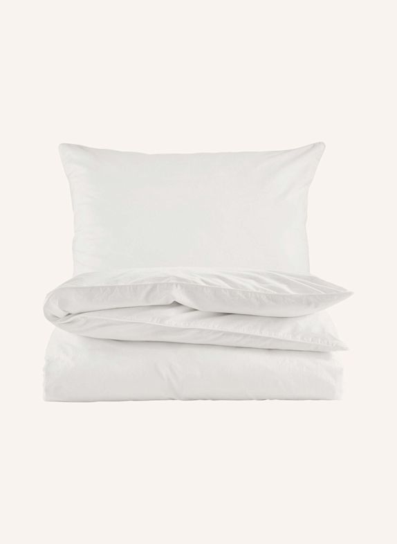 hessnatur Perkal Bettwäsche-Set WEISS