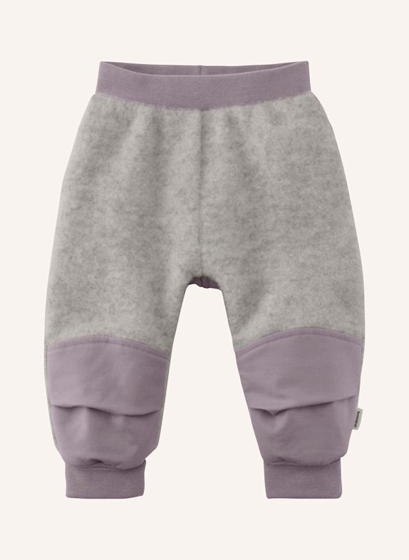 hessnatur hessnatur Wollfleece Hose mit Softshell aus Bio-Merinowolle GRAU