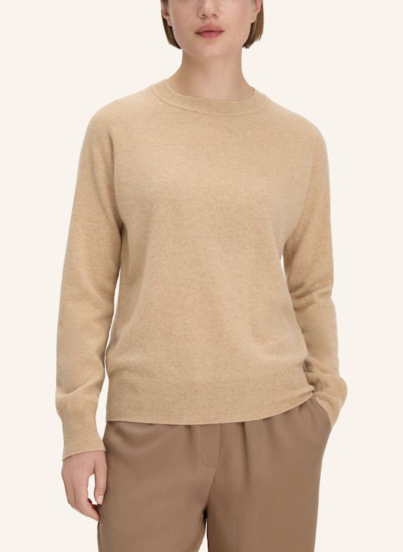 hessnatur hessnatur Strick Pullover Relaxed aus Cashmere mit Recycling-Anteil GOLD