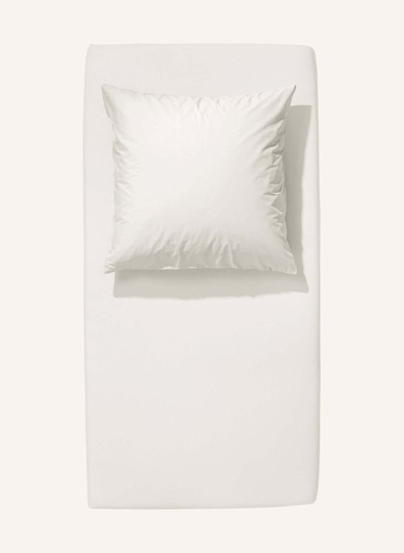 hessnatur Satin Spannbettlaken WEISS
