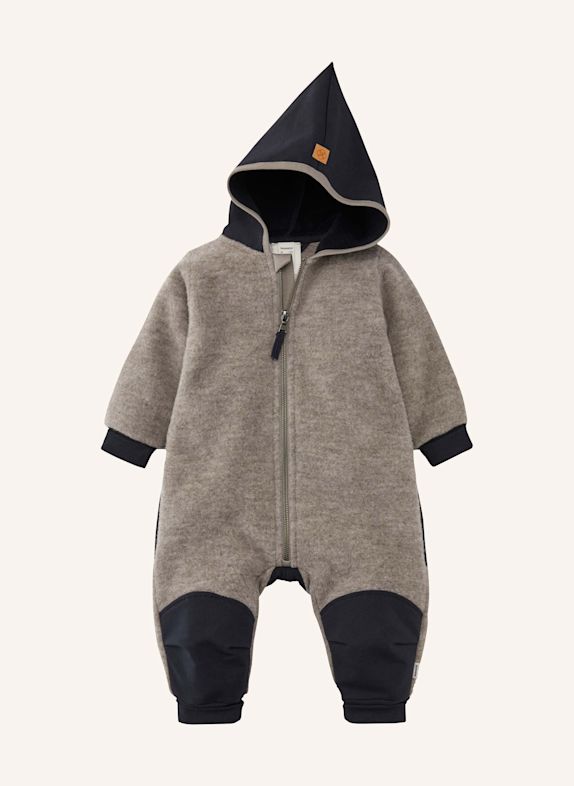 hessnatur Wollfleece Overall GRAU