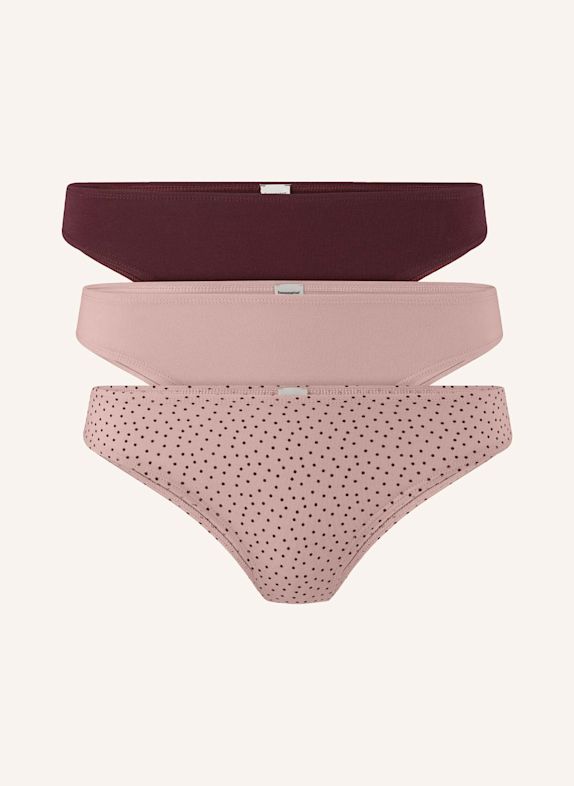 hessnatur Slip Regular Cut 3er Pack ROT