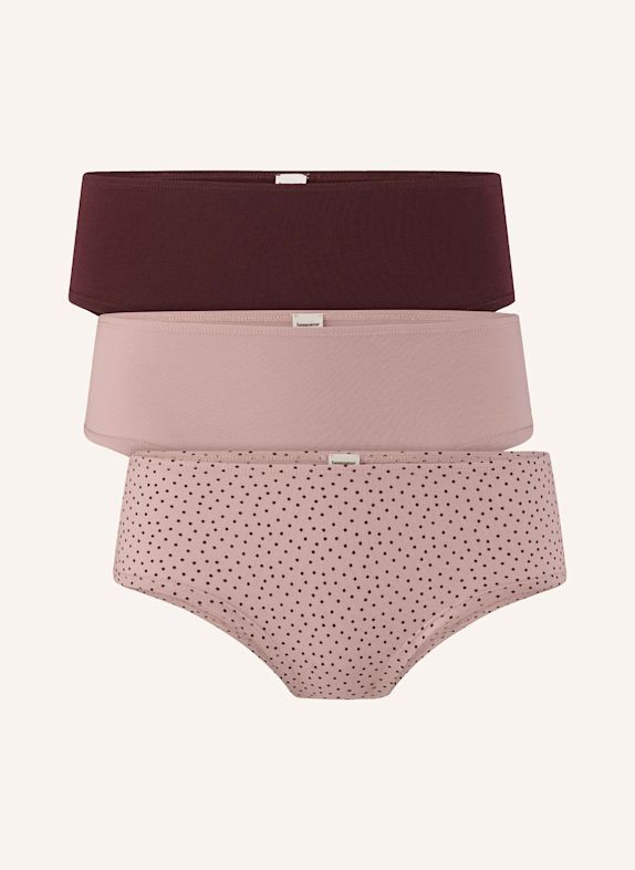 hessnatur Panty Regular Cut im 3er Pack ROT