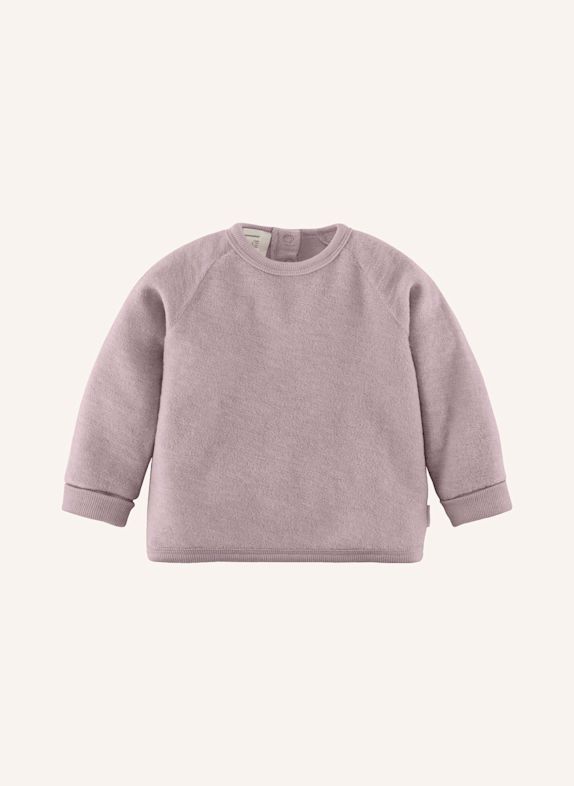 hessnatur hessnatur Wollfrottee Sweatshirt Raglan aus reiner Bio-Merinowolle ROSA