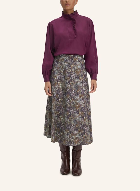 hessnatur hessnatur Rock Midi aus TENCEL™ Lyocell- und LENZING™ ECOVERO™ Viskose LILA