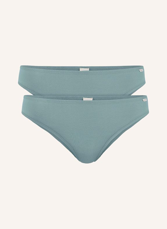 hessnatur Slip Regular Cut 2er-Set BLAU