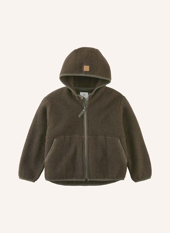 hessnatur Wollfleece Jacke OLIV