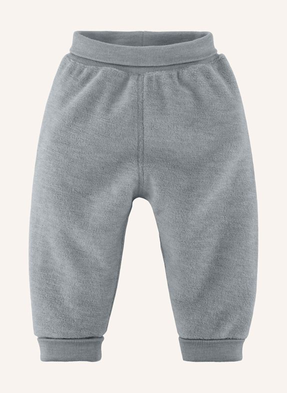 hessnatur hessnatur Wollfrottee Hose aus reiner Bio-Merinowolle BLAU