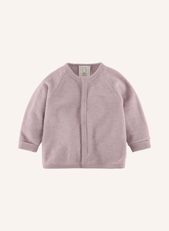 hessnatur hessnatur Wollfrottee Jacke aus reiner Bio-Merinowolle ROSA