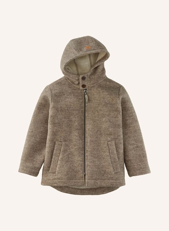 hessnatur hessnatur Parka Relaxed aus Rhönwolle und eurpäischer Schurwolle BEIGE