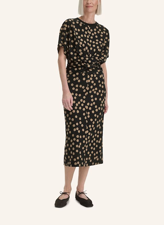 hessnatur hessnatur Jersey Kleid Midi Oversize aus reiner Bio-Baumwolle SCHWARZ