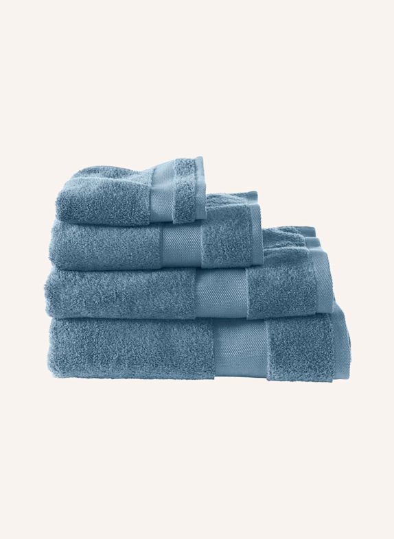 hessnatur Frottier Handtuch BLAU