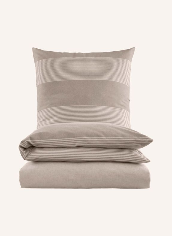 hessnatur Biber Bettwäsche-Set Seon BEIGE