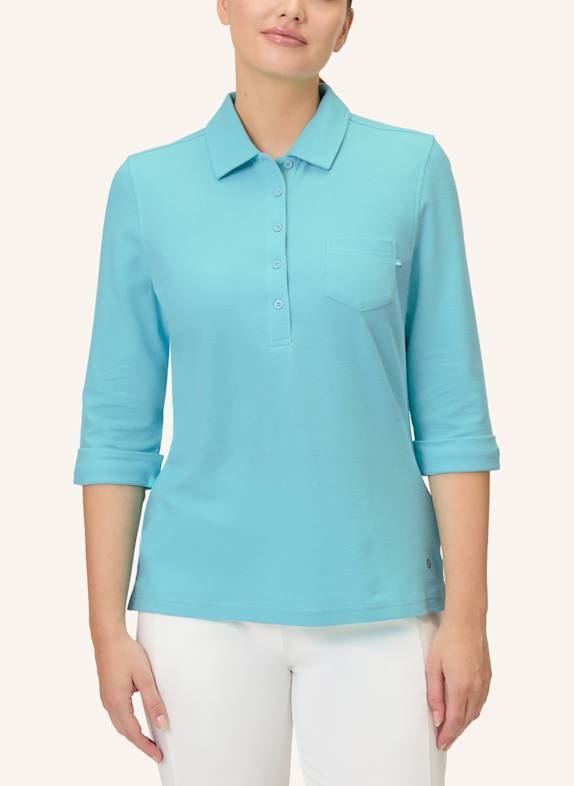 JOY sportswear Piqué-Poloshirt GISELE mit 3/4-Arm GRÜN