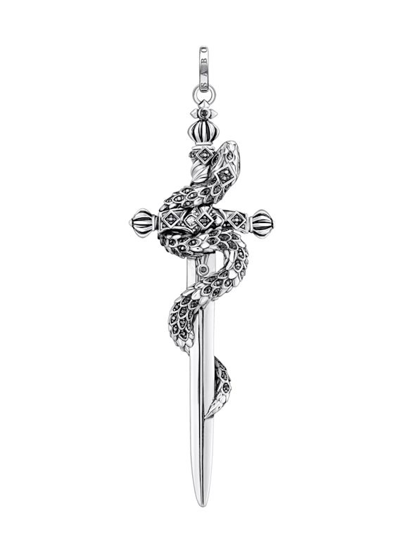 THOMAS SABO Anhänger SILBER / SCHWARZ