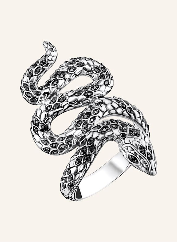 THOMAS SABO Ring SILBER / SCHWARZ