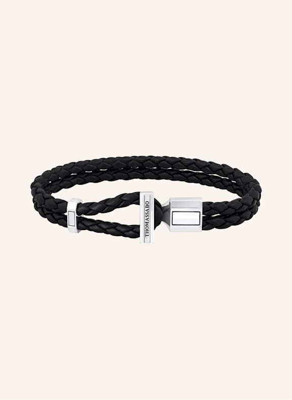THOMAS SABO Armband SILBER / SCHWARZ
