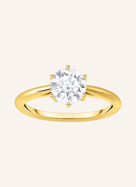 THOMAS SABO Ring GOLD/ WEISS