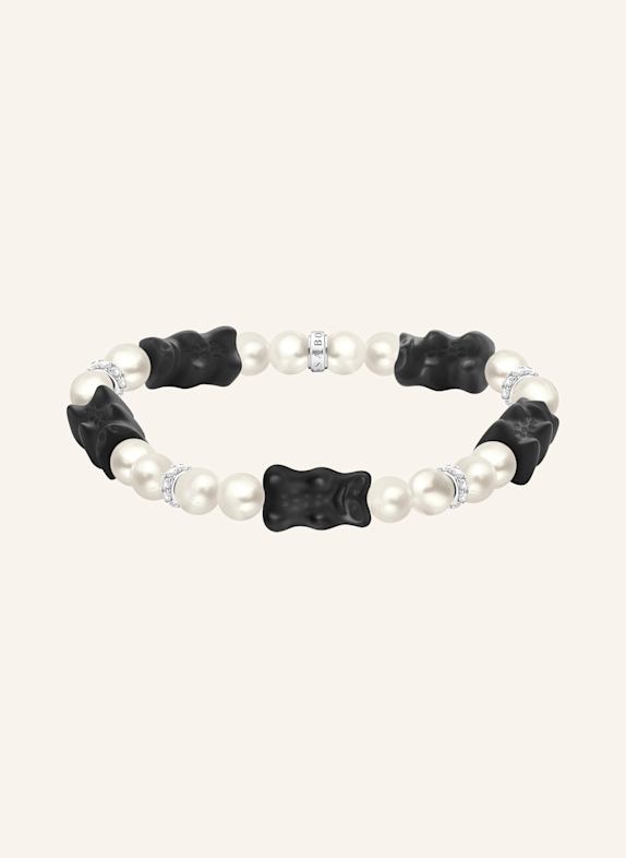 THOMAS SABO Armband SILBER/ SCHWARZ/ WEISS