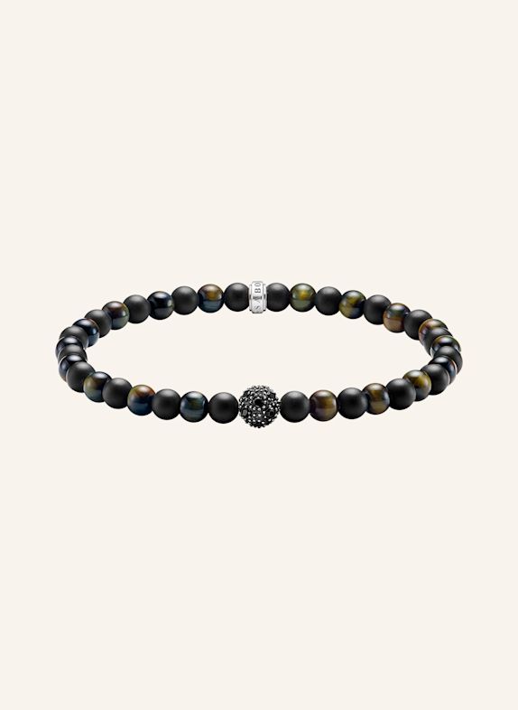 THOMAS SABO Armband SILBER / SCHWARZ / BLAU