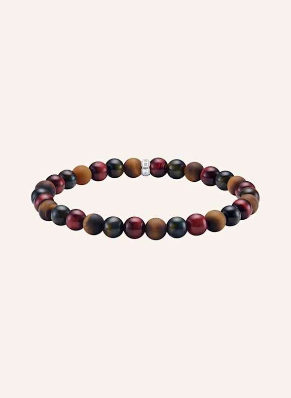 THOMAS SABO Armband SILBER / BRAUN / DUNKELBRAUN