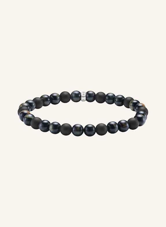 THOMAS SABO Armband SILBER/ SCHWARZ/ BLAU