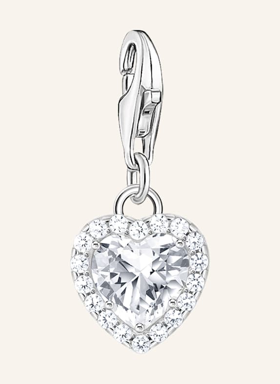 THOMAS SABO Charm-Anhänger SILBER/ WEISS