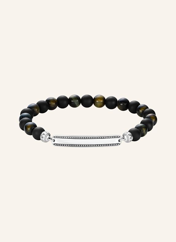 THOMAS SABO Armband SILBER / SCHWARZ / BLAU
